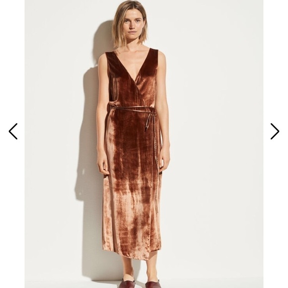 Vince Panne Wrap Dress - Picture 1 of 11